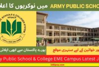 APS Jobs 2023 | Army Public School and College (APS&C) Rawalpindi