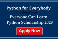 Everyone Can Learn Python Scholarship 2023