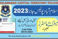 Islamabad Police Jobs 2023 Online Application